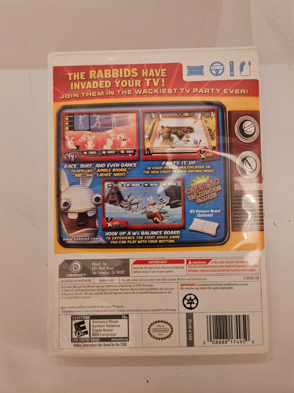 Wii Sports Pack and Raving Rabbids Game - Picture 3 of 7